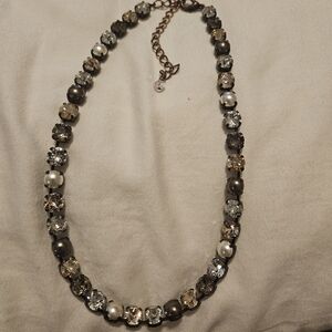 Sabika Inspired Elegant Crystal Necklace